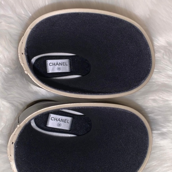 ✨‼️SOLD‼️Brand new authentic chanel rain boots size 36 dark beige - Picture 6 of 6